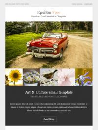 Free Email Template: Art Culture