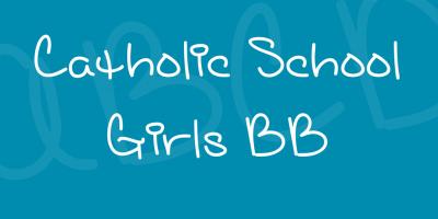 Free Web Font: Catholic School Girl